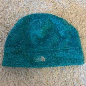 Fuzzy blue hat